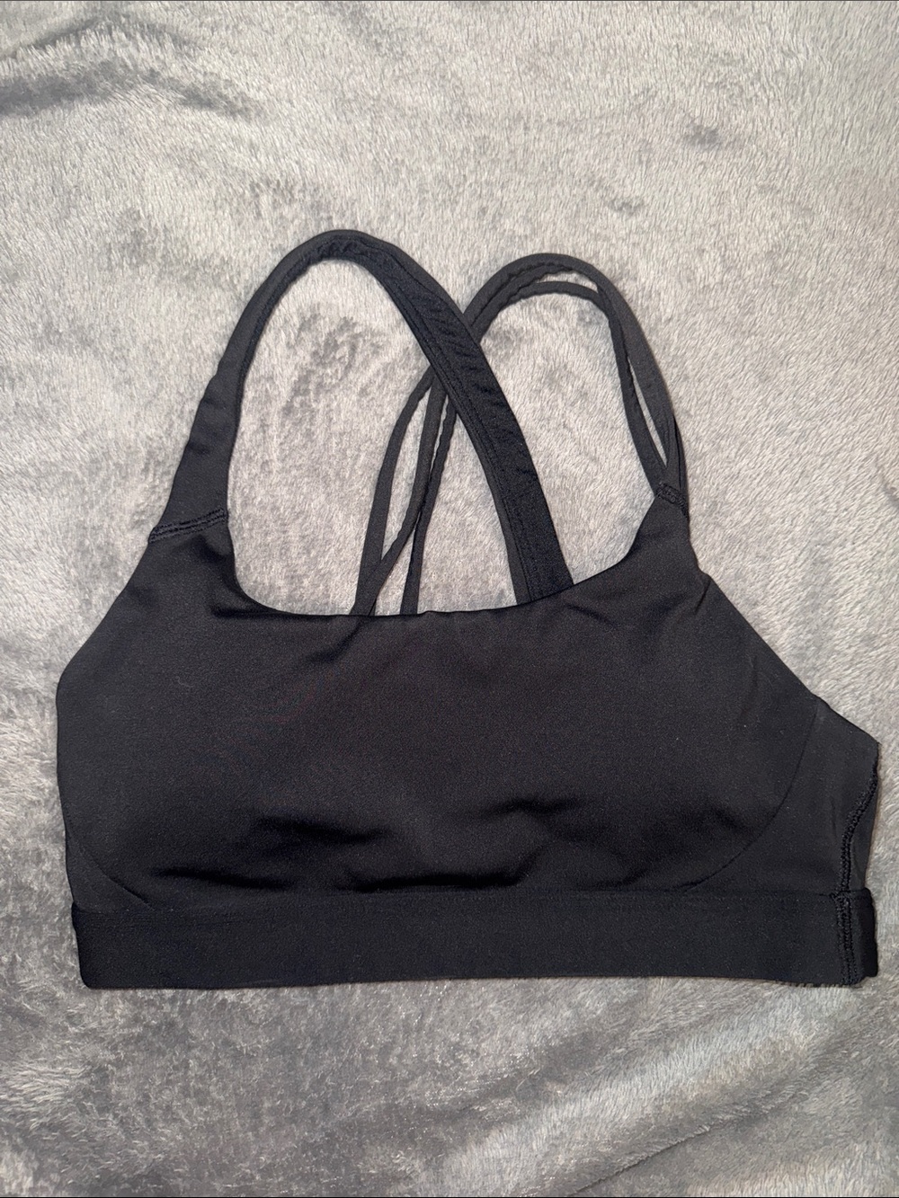 Athleta Women’s Small Black Sports Bra with Crossback Support